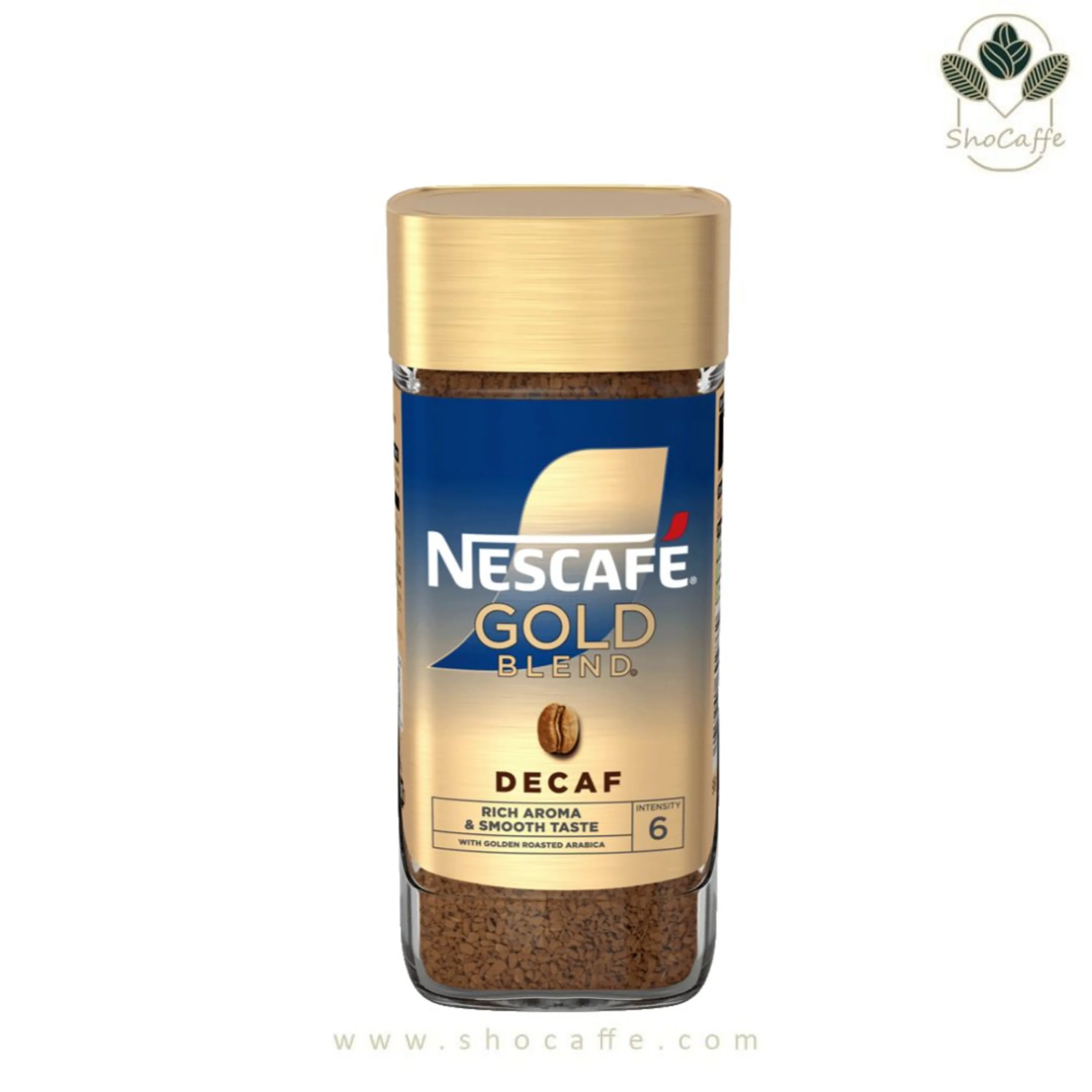 پودر قهوه نسکافه گلد بلند دکف 100 گرمی Nescafe Gold Blend Decaf